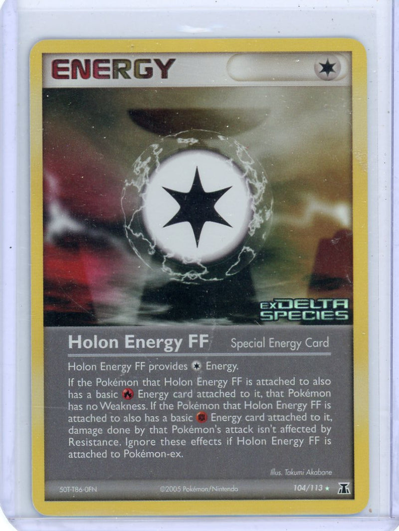 Holon Energy 2005 Pokemon EX Delta Species rare Reverse holo 104/113