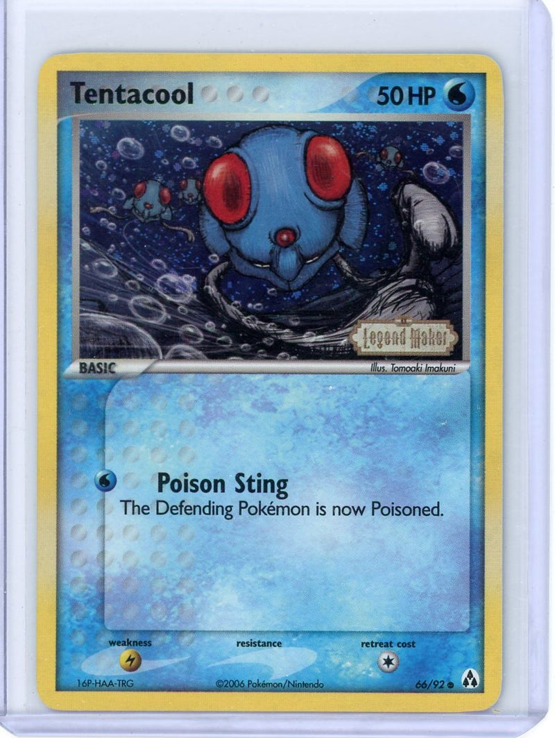 Tentacool 2006 Pokemon Legend Maker holo 66/92