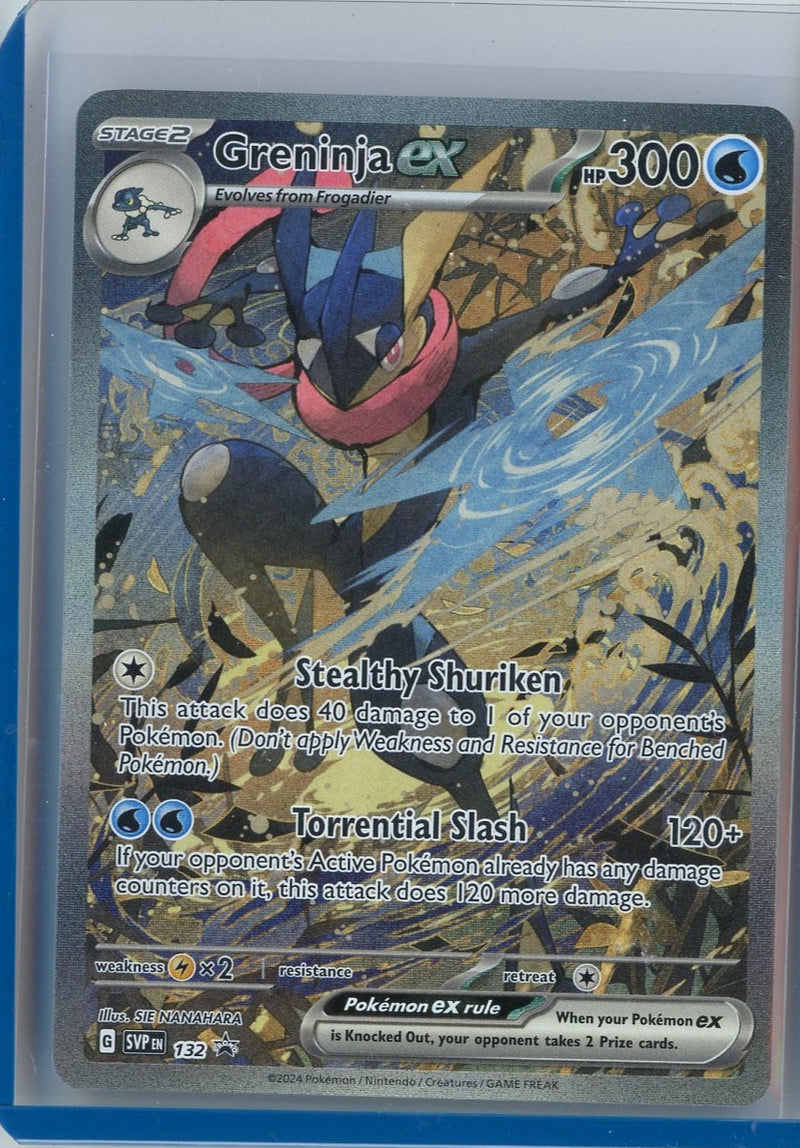 Greninja EX 2024 Pokemon Shrouded Fable Black Star Promo 