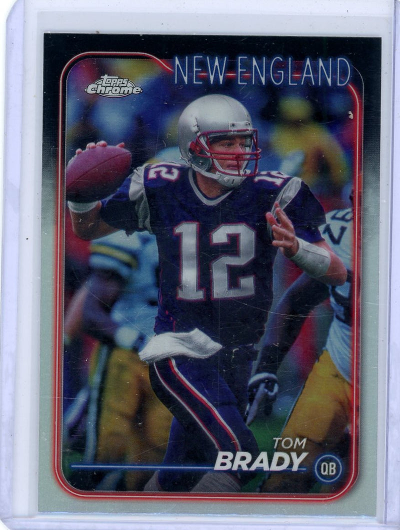 Tom Brady 2024 Topps Chrome refractor 