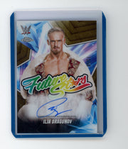 Ilja Dragunov 2025 Topps Chrome WWE Future Stars autograph gold ref. #'d 13/50