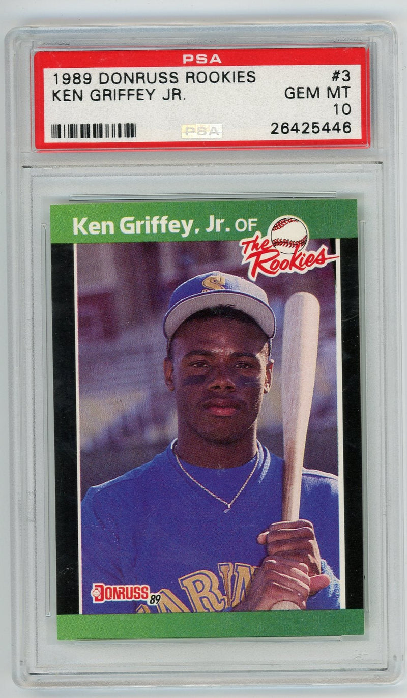 Ken Griffey Jr. 1989 Donruss The Rookies PSA 10