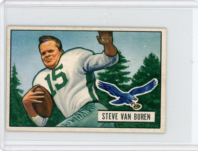 Steve Van Buren 1951 Bowman 