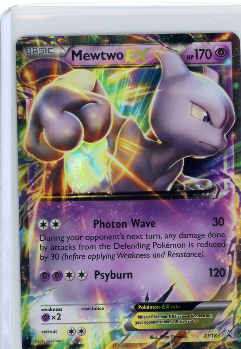 Mewtwo EX Pokémon XY Black Star Promo 