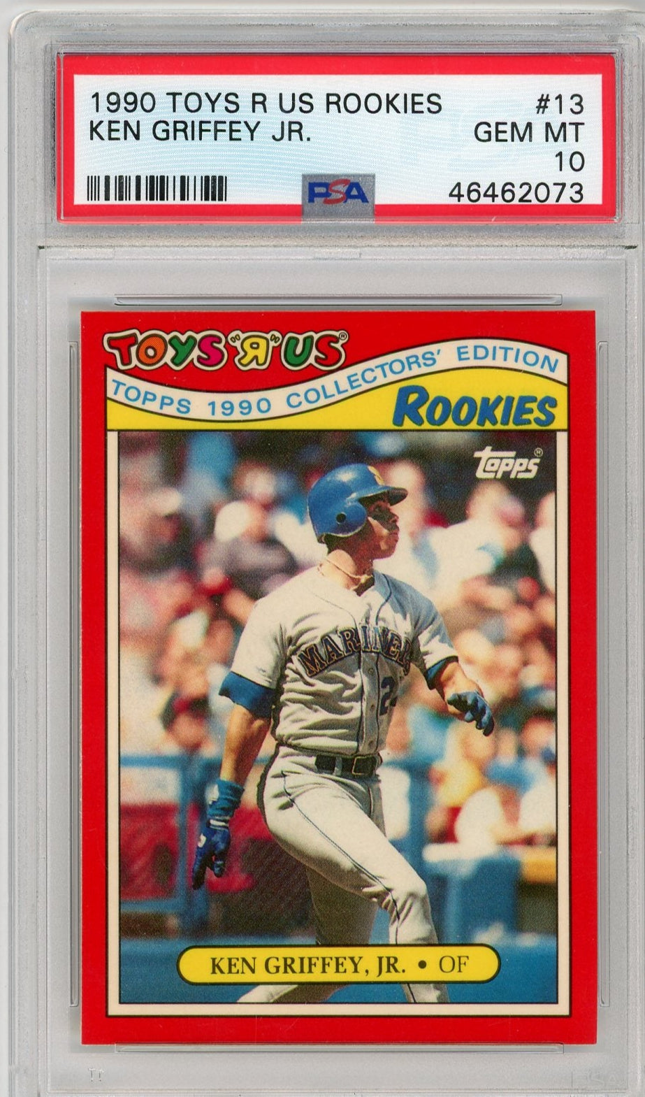 Ken Griffey Jr. 1990 Toys R Us Rookies PSA 10