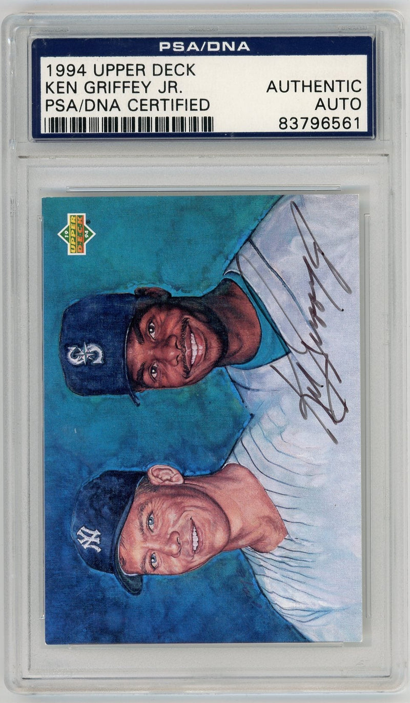 Ken Griffey Jr. 1994 Upper Deck Mantle/Griffey Jr Autograph (Griffey Jr) PSA Authentic