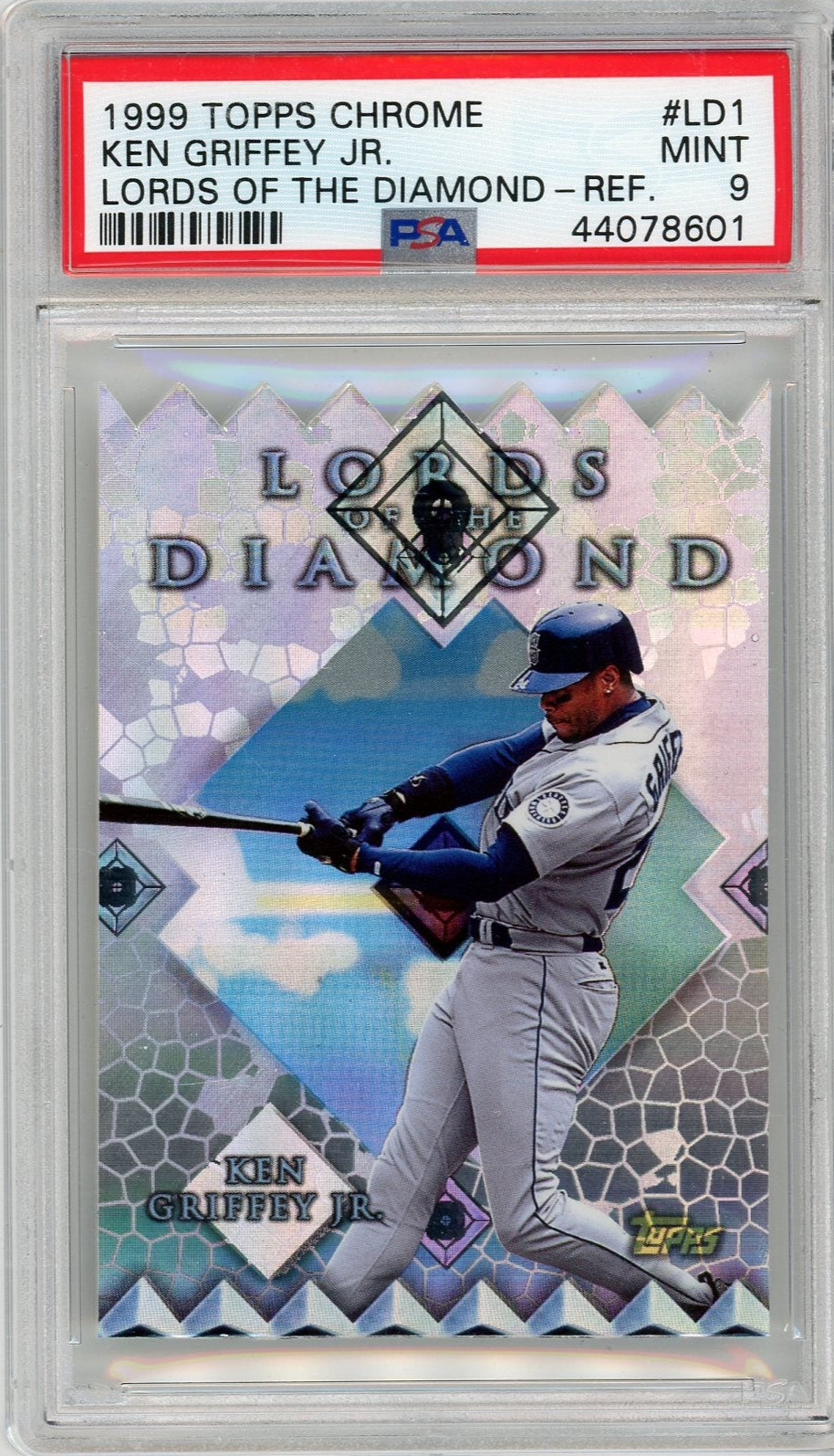 Ken Griffey Jr. 1998 Topps Lords of the Diamond #LD1 PSA 9
