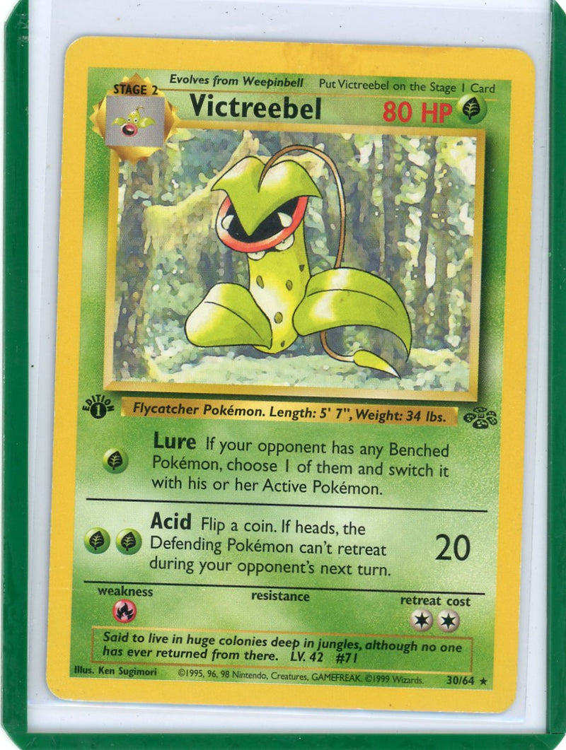 Victreebel 1999 Pokemon Jungle 1st Edition rare non holo 30/64