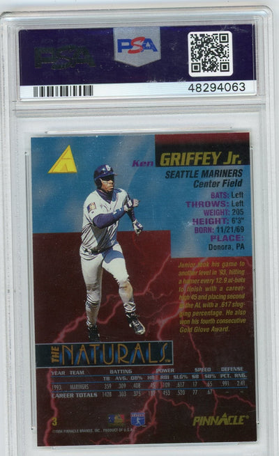 Ken Griffey Jr. 1994 Pinnacle The Naturals PSA 10