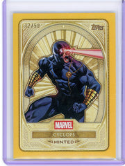 Cyclops 2025 Topps Marvel Mint Gold Minted #'d 12/50