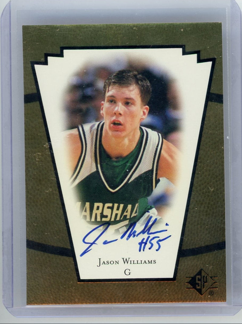 Jason Williams 1998 Upper Deck SP Gold Foil Autograph