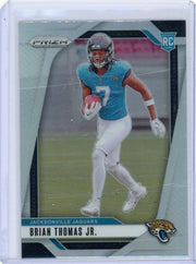 Brian Thomas Jr. 2024 Panini Prizm silver prizm rookie card