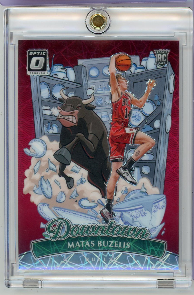 Matas Buzelis 2024-25 Panini Donruss Optic Downtown SSP rookie card