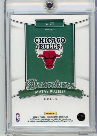 Matas Buzelis 2024-25 Panini Donruss Optic Downtown SSP rookie card