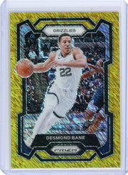 Desmond Bane 2023-24 Panini Prizm FOTL gold shimmer prizm #'d 02/10