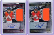 Troy Franklin 2024 Panini Illusions First Impressions RPA 2-card lot /199 + /399