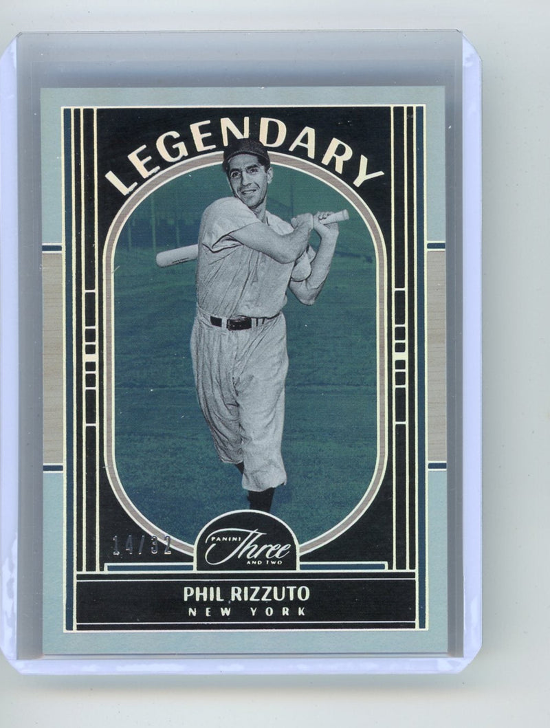 Phil Rizzuto 2024 Panini Three & Two Legendary holo 