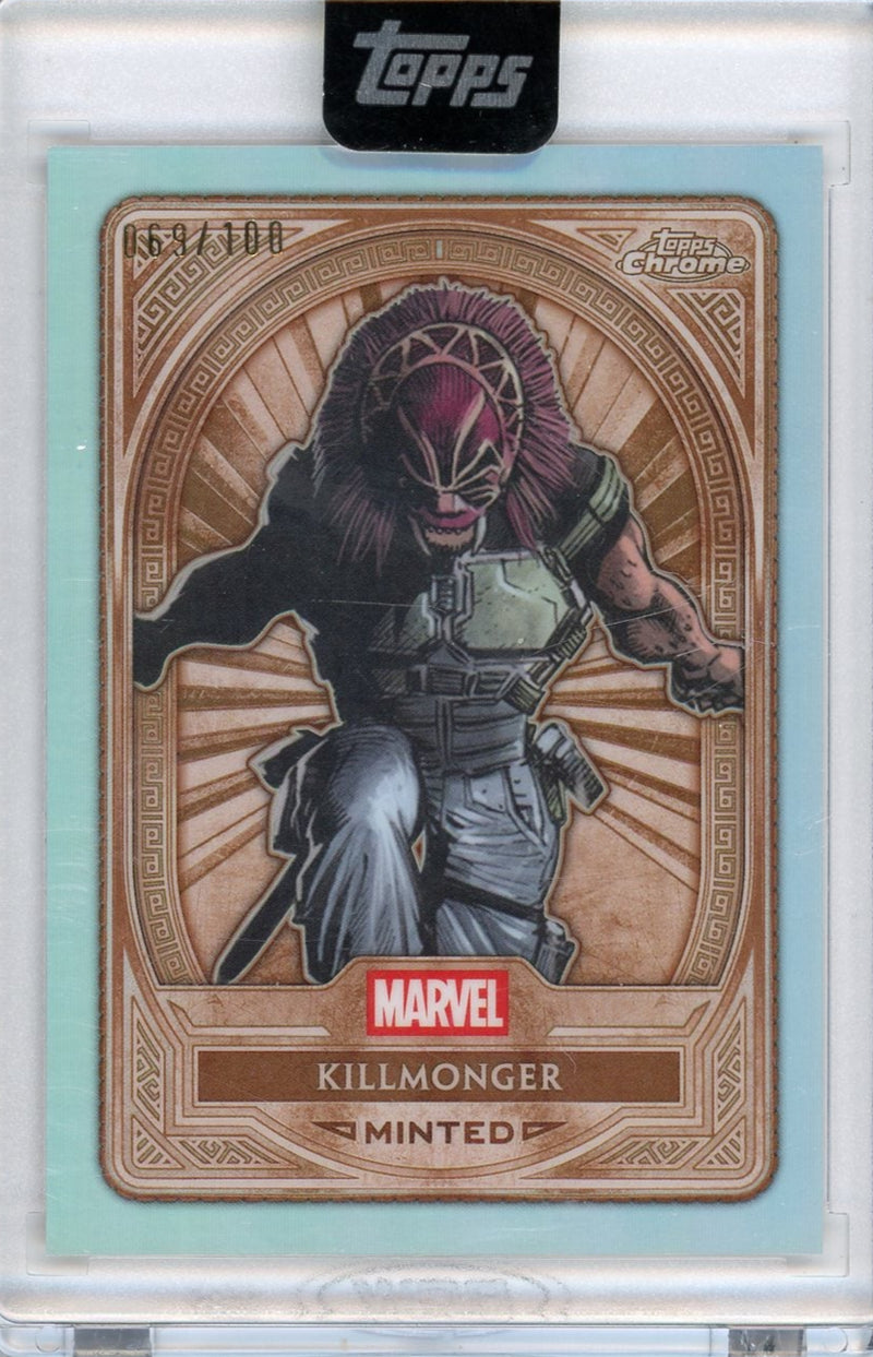 Killimonger 2025 Topps Marvel Mint Encased Refractor 