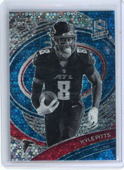 Kyle Pitts 2021 Panini Spectra light blue disco prizm rookie card #'d 46/60