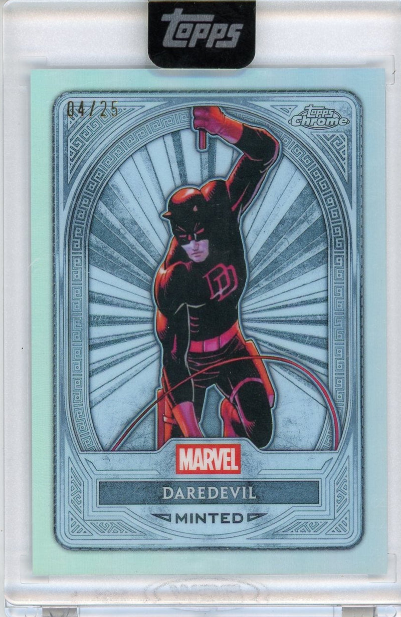 Daredevil 2025 Topps Marvel Mint Encased Refractor 