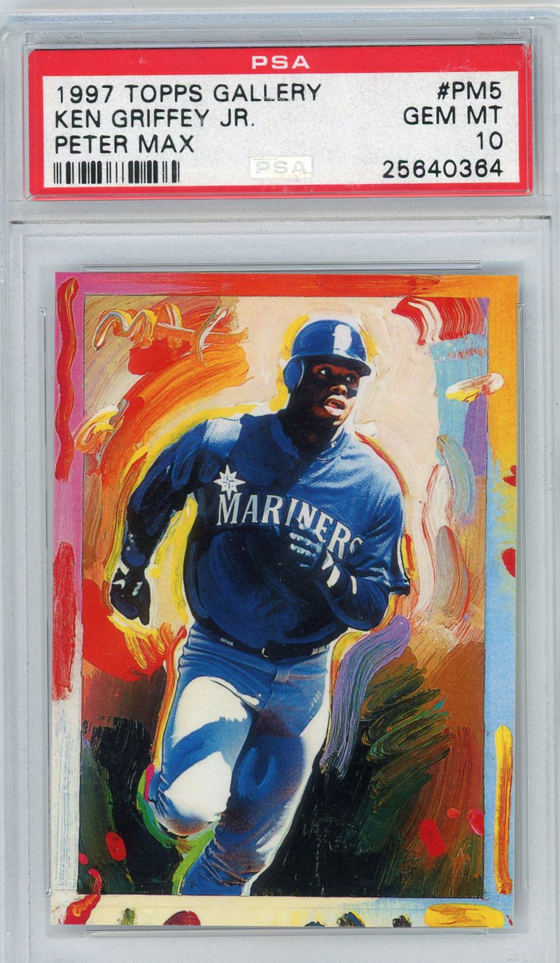 Ken Griffey Jr. 1997 Topps Gallery Peter Max PSA 10