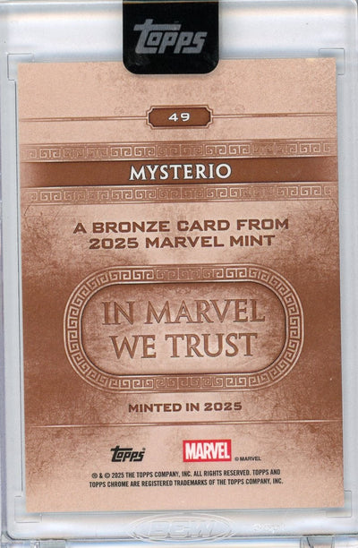 Mysterio 2025 Topps Marvel Mint Encased Refractor #'d 056/100