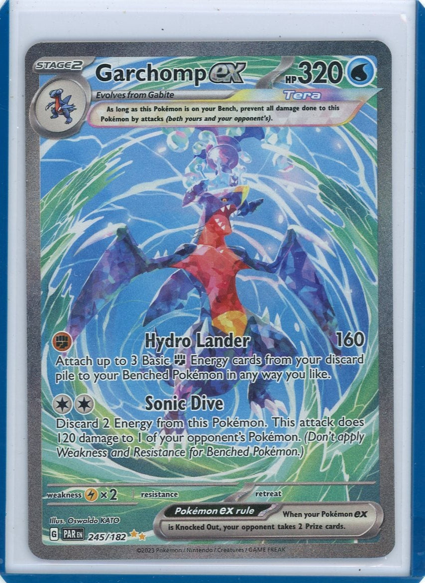 Garchomp ex Pokémon Paradox Rift Special Illustration Rare #245/182 ...