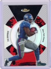 Tiki Barber 2005 Topps Finest white refractor #'d 010/399