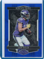Adam Thielen 2018 Panini Honors blue prizm #'d 06/25