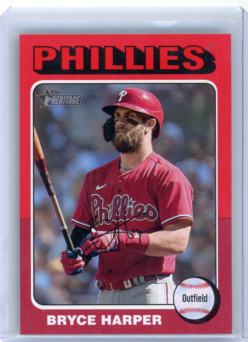 Bryce Harper 2024 Topps Heritage Team Border SP