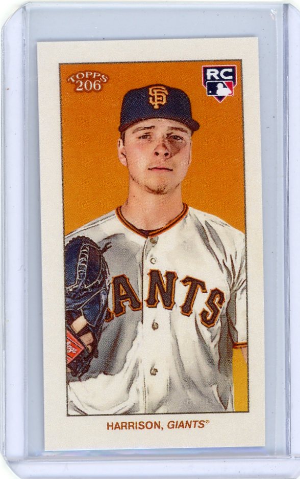 Kyle Harrison 2024 Topps T206 American Beauty back rookie card 1:15 packs