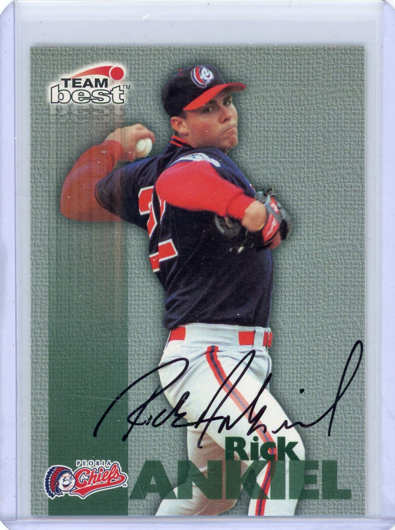 Rick Ankiel 1999/2000 2-card autograph lot base + /250