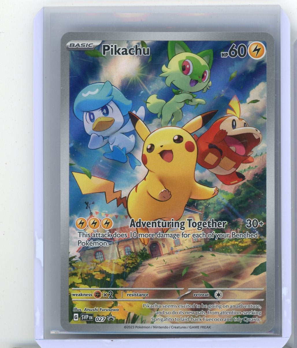 Pikachu Pokémon Black Star Promo #027