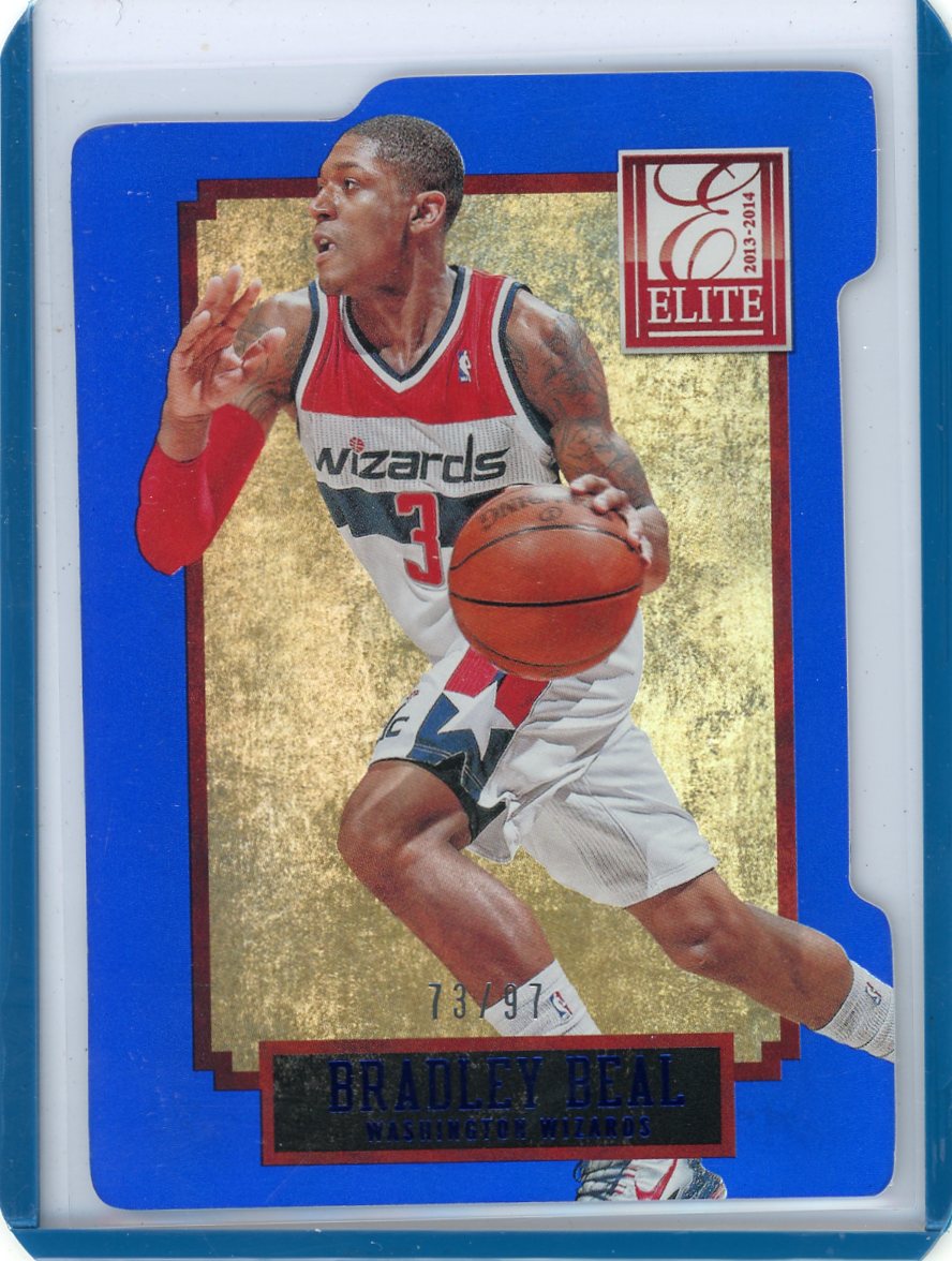 Bradley Beal 2013-14 Panini Elite Aspirations Die-Cut Blue Foil #'d 73/97