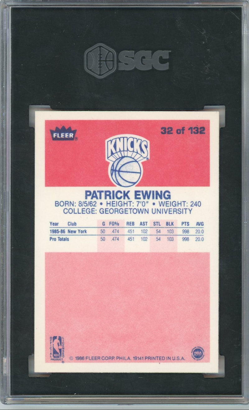 Patrick Ewing 1986-87 Fleer 