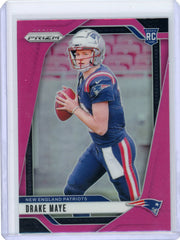 Drake Maye 2024 Panini Prizm Pink Rookie