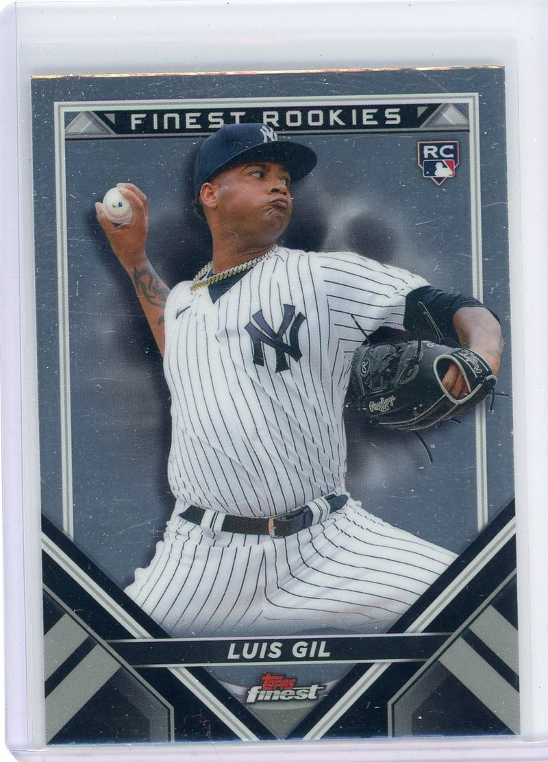 Luis Gil 2022 Topps Finest Rookies rookie card