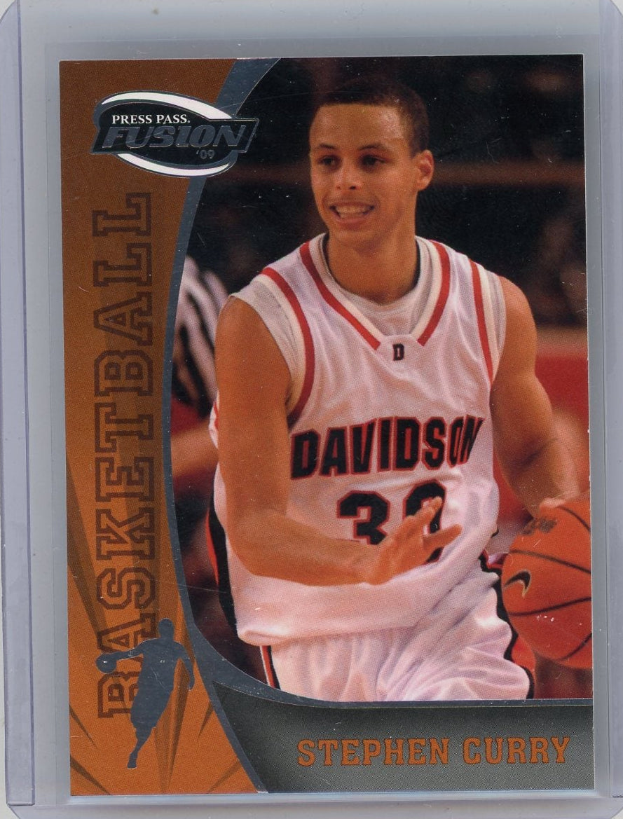 Stephen Curry 2009 Press Pass Fusion Rookie Card #18