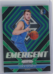 Luka Doncic 2018 Panini Prizm Emergent Green Prizm Rookie