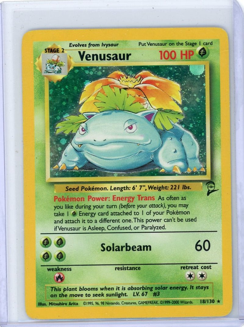 Venusaur Pokémon Base Set 2 Holo 