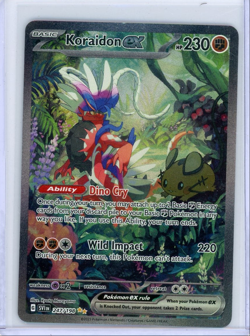 Koraidon ex Pokémon Scarlet & Violet Special Illustration Rare 