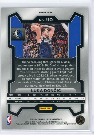 Luka Doncic 2023 Panini Prizm red wave prizm