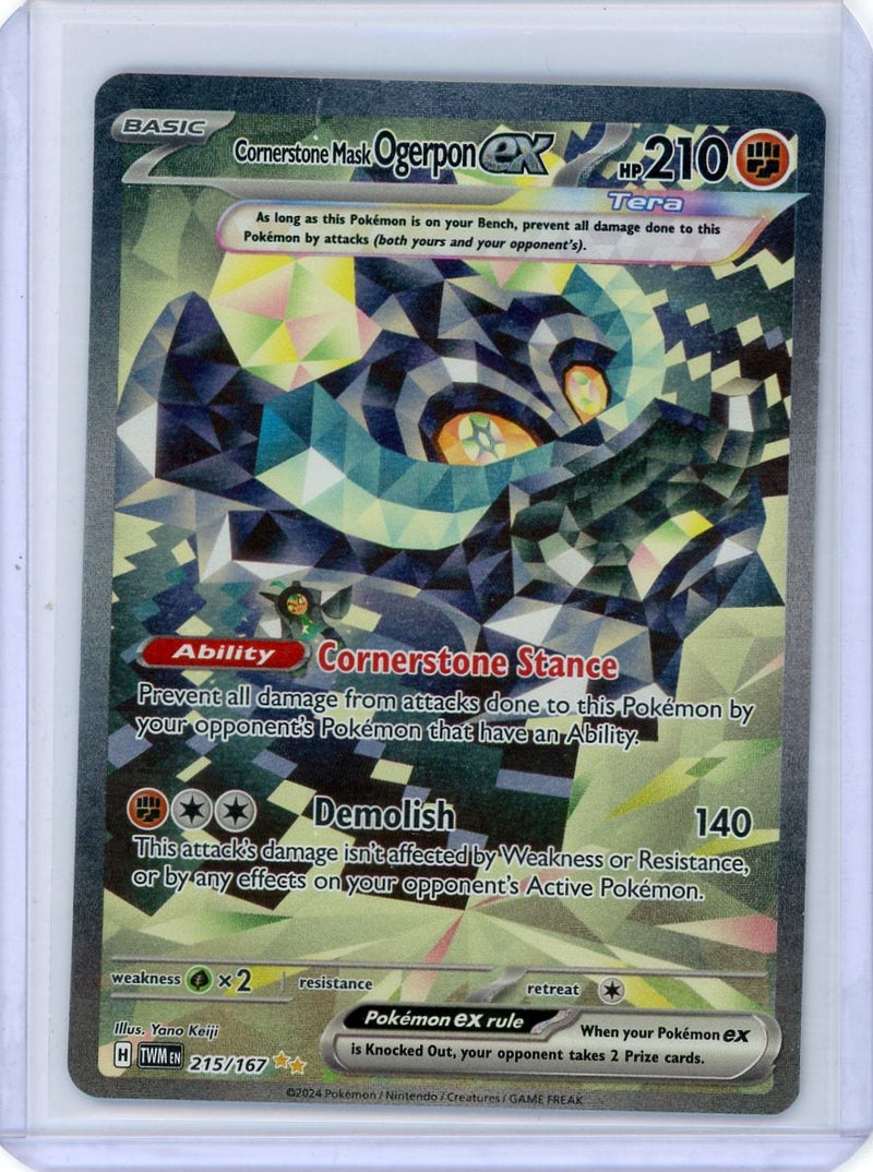 Cornerstone Mask Ogerpon ex Pokémon Twilight Masquerade Special Illustration Rare 