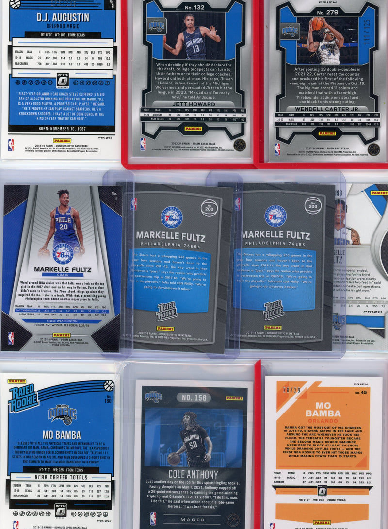 Modern Orlando Magic NBA 24-card lot