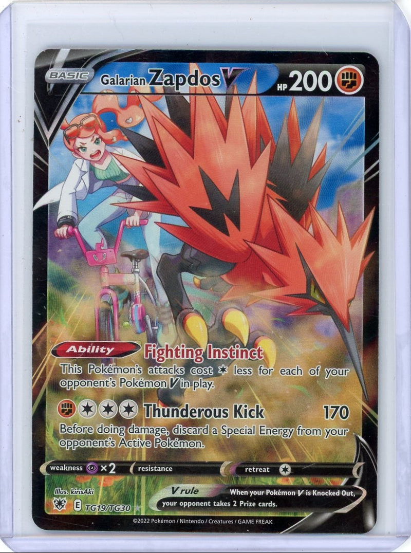 Galarian Zapdos V Pokémon Astral Radiance Trainer Gallery 