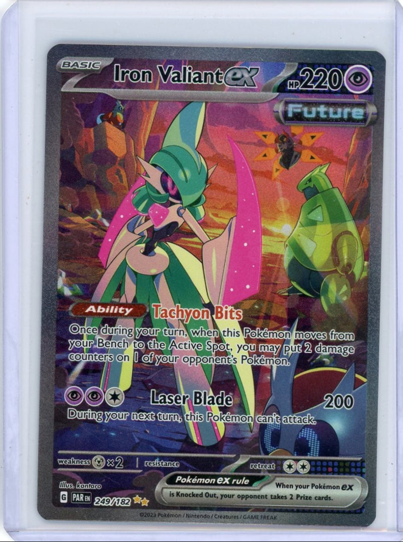 Iron Valiant ex Pokémon Paradox Rift Special Illustration Rare 