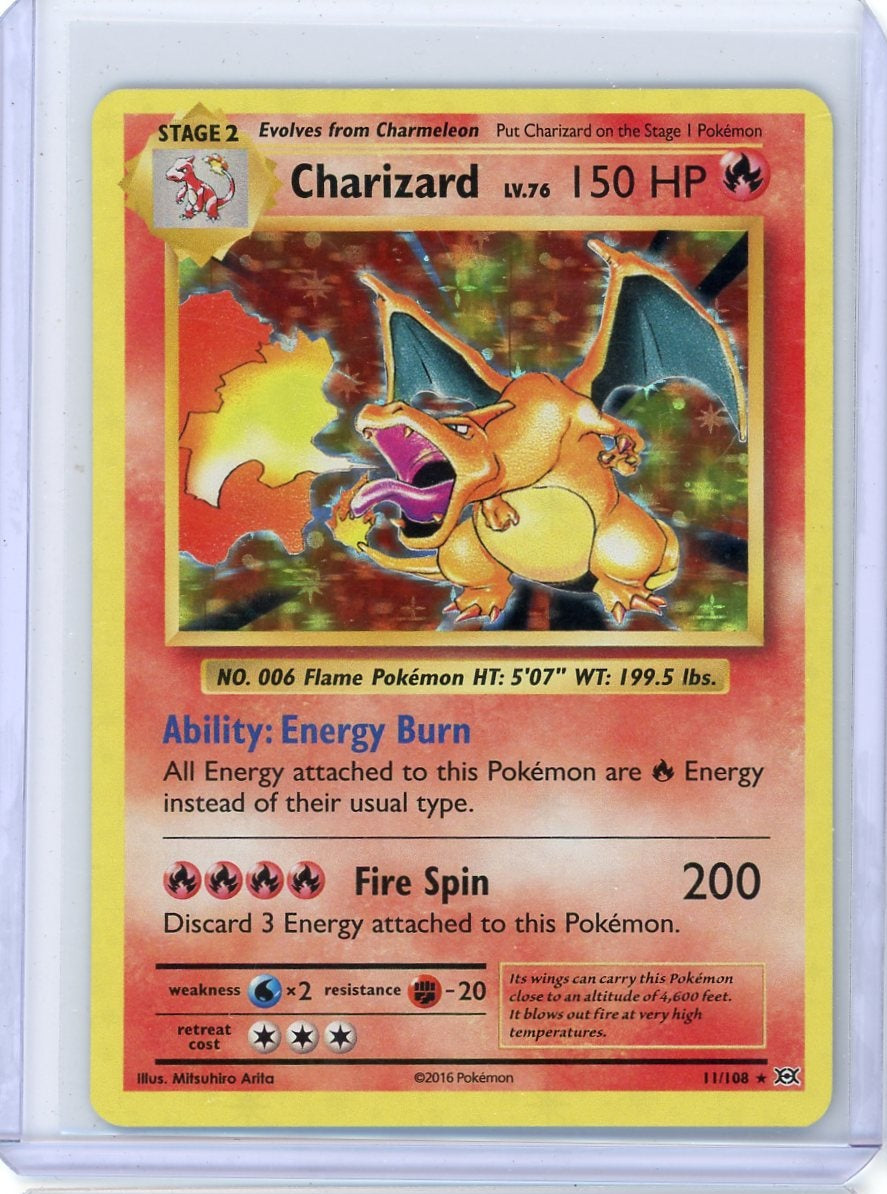 Charizard Pokémon XY Evolutions Holofoil #11/108