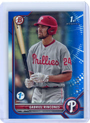 Gabriel Rincones 2022 1st Bowman Draft 1st Edition blue foil #'d 127/150