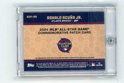 Ronald Acuna Jr. 2024 Topps ASG Patch #'d /100