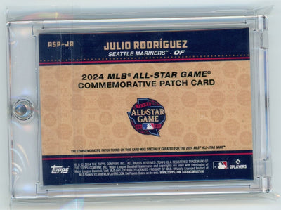 Julio Rodriguez 2024 Topps ASG Patch #'d /100